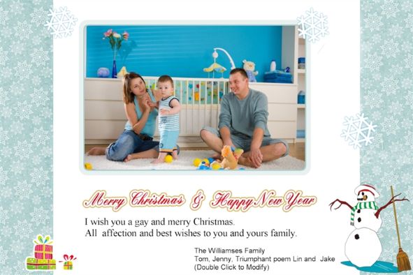 Family photo templates Merry Christmas (8)